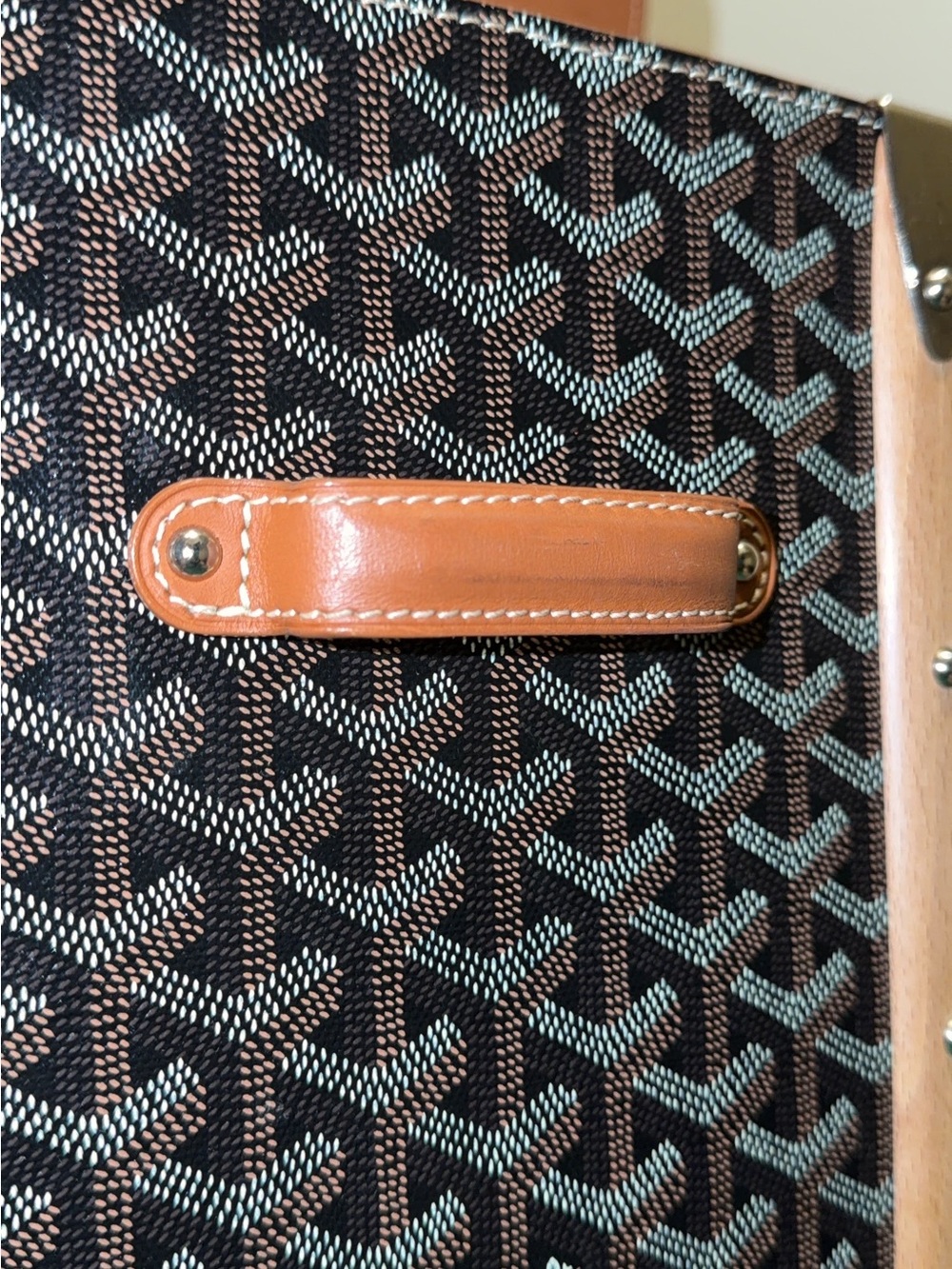 Goyard Saigon MM in Brown Black Tan 2020 - Picture 8 of 17
